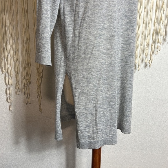 Eileen Fisher Gray Linen Blend Tunic Sweater Size XXS - Picture 3 of 6